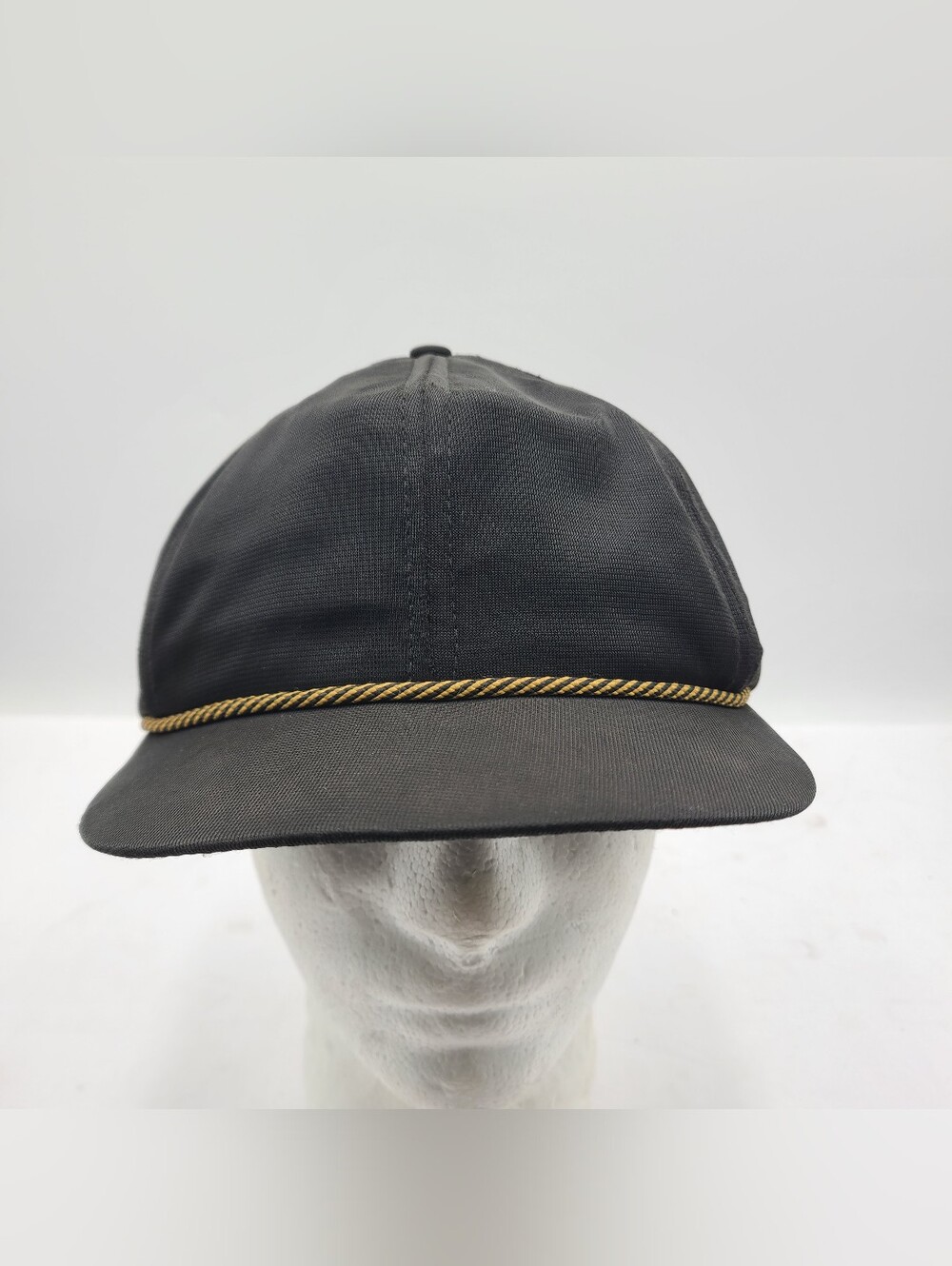 B55 Union Made Vintage Black 50s  Hat Size 7 1/2 Cap Union Made USA